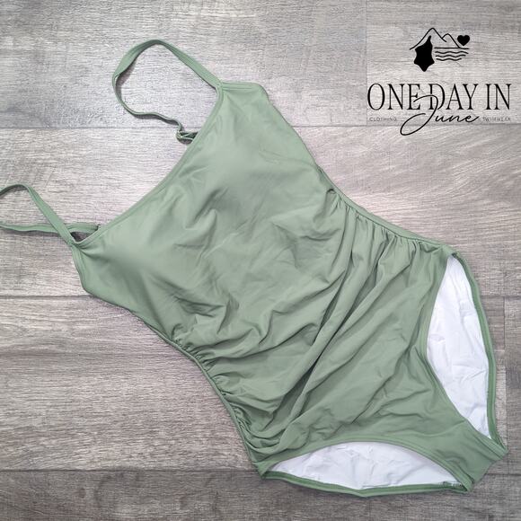 Eomenie Tummy Control One Piece Swimsuit Size XS - Picture 3 of 7